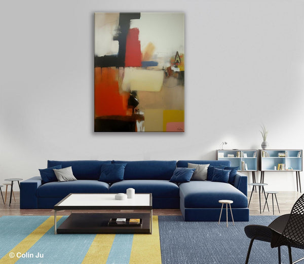 Large Contemporary Wall Art, Abstract Wall Paintings, Extra Large Paintings for Bedroom, Hand Painted Canvas Art, Original Modern Painting-LargePaintingArt.com