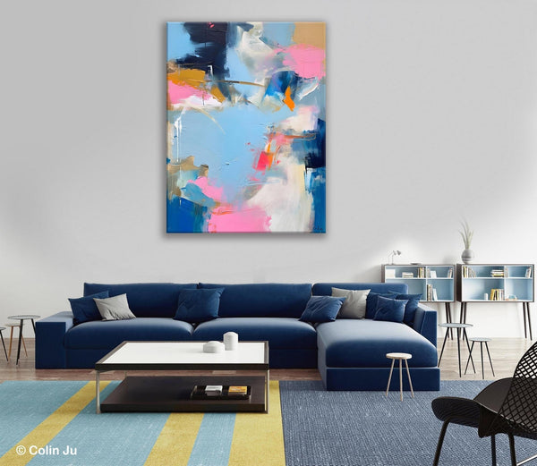Large Modern Canvas Wall Paintings, Original Abstract Art, Large Wall Art Painting for Living Room, Contemporary Acrylic Painting on Canvas-LargePaintingArt.com