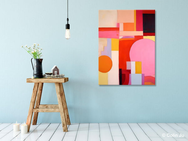 Large Wall Painting for Bedroom, Hand Painted Canvas Art, Large Modern Paintings, Original Abstract Canvas Art, Acrylic Painting on Canvas-LargePaintingArt.com