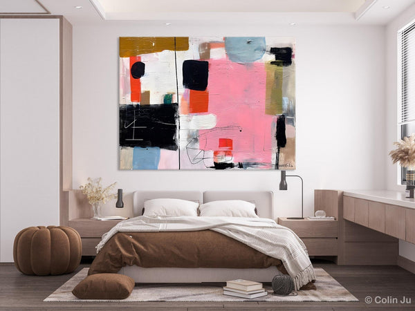 Modern Wall Art Ideas for Bedroom, Large Canvas Paintings, Original Abstract Art, Hand Painted Canvas Art, Contemporary Acrylic Paintings-LargePaintingArt.com