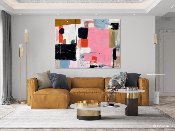 Modern Wall Art Ideas for Bedroom, Large Canvas Paintings, Original Abstract Art, Hand Painted Canvas Art, Contemporary Acrylic Paintings-LargePaintingArt.com