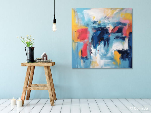 Abstract Paintings for Bedroom, Original Modern Paintings, Large Contemporary Canvas Art, Modern Acrylic Artwork, Buy Art Paintings Online-LargePaintingArt.com