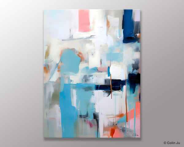 Contemporary Painting, Canvas Paintings for Dining Room, Acrylic Painting on Canvas, Extra Large Modern Wall Art, Original Abstract Painting-LargePaintingArt.com