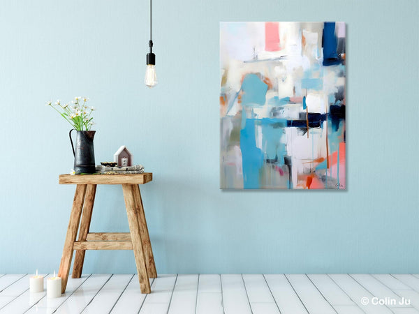 Contemporary Painting, Canvas Paintings for Dining Room, Acrylic Painting on Canvas, Extra Large Modern Wall Art, Original Abstract Painting-LargePaintingArt.com