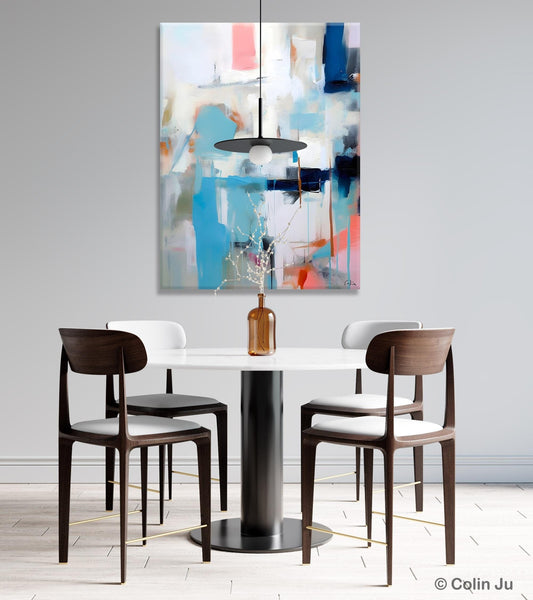 Contemporary Painting, Canvas Paintings for Dining Room, Acrylic Painting on Canvas, Extra Large Modern Wall Art, Original Abstract Painting-LargePaintingArt.com