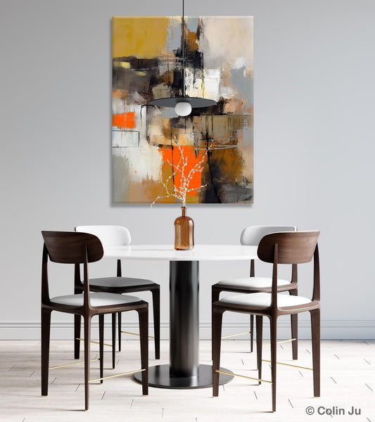 Acrylic Painting on Canvas, Modern Paintings, Extra Large Paintings for Dining Room, Large Contemporary Wall Art, Original Abstract Painting-LargePaintingArt.com