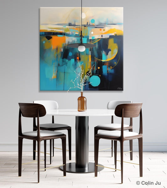 Extra Large Abstract Painting for Living Room, Acrylic Canvas Paintings, Original Modern Wall Art, Oversized Contemporary Acrylic Paintings-LargePaintingArt.com