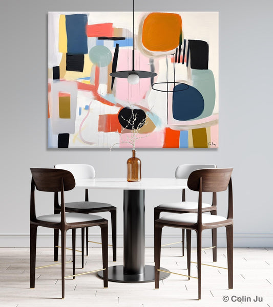 Abstract Canvas Paintings, Extra Large Canvas Painting for Living Room, Original Acrylic Wall Art, Oversized Contemporary Acrylic Paintings-LargePaintingArt.com