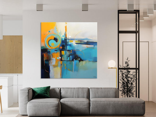 Modern Acrylic Paintings, Large Abstract Painting for Bedroom, Original Modern Wall Art Paintings, Oversized Contemporary Canvas Paintings-LargePaintingArt.com