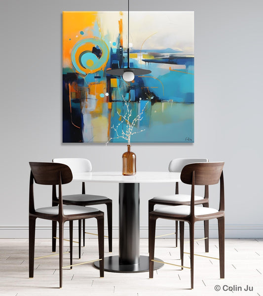 Modern Acrylic Paintings, Large Abstract Painting for Bedroom, Original Modern Wall Art Paintings, Oversized Contemporary Canvas Paintings-LargePaintingArt.com