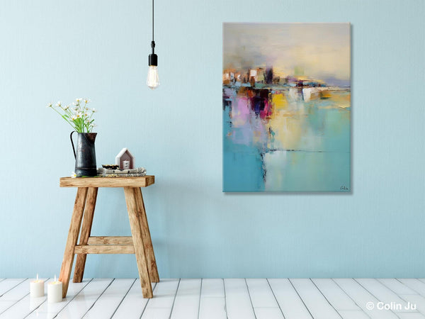 Oversized Contemporary Acrylic Paintings, Modern Abstract Paintings, Extra Large Canvas Painting for Living Room, Original Canvas Wall Art-LargePaintingArt.com