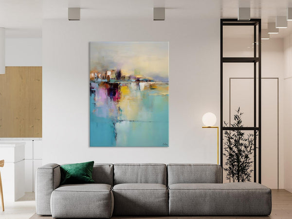 Oversized Contemporary Acrylic Paintings, Modern Abstract Paintings, Extra Large Canvas Painting for Living Room, Original Canvas Wall Art-LargePaintingArt.com