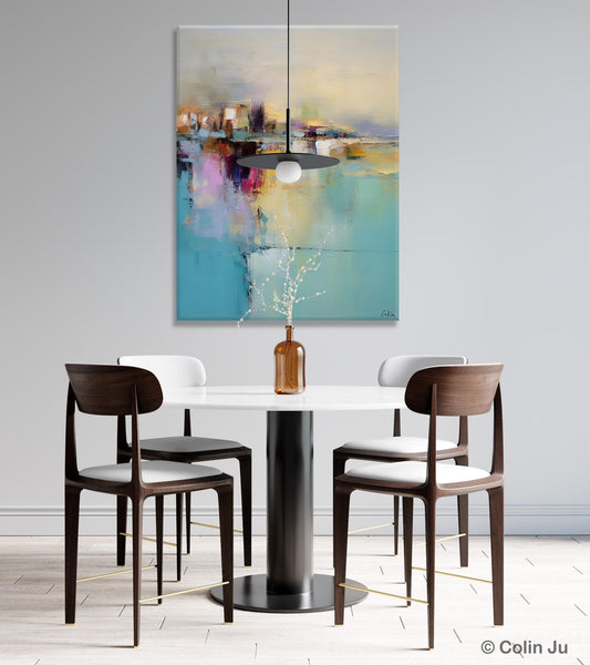Oversized Contemporary Acrylic Paintings, Modern Abstract Paintings, Extra Large Canvas Painting for Living Room, Original Canvas Wall Art-LargePaintingArt.com
