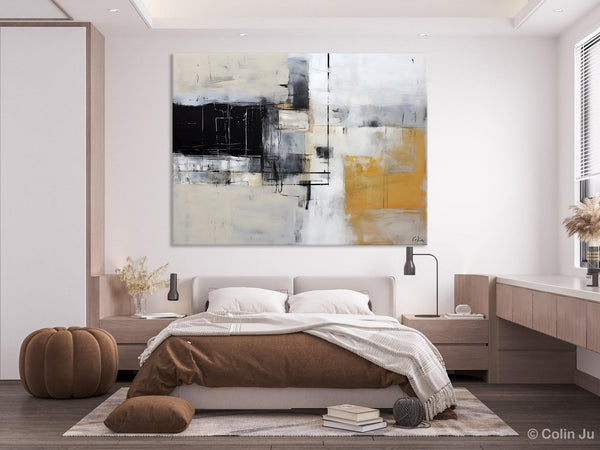Modern Abstract Art Paintings, Extra Large Canvas Painting for Bedroom, Original Canvas Wall Art, Oversized Contemporary Acrylic Paintings-LargePaintingArt.com