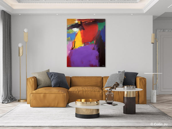 Abstract Painting on Canvas, Extra Large Abstract Painting for Living Room, Large Original Abstract Wall Art, Contemporary Acrylic Paintings-LargePaintingArt.com