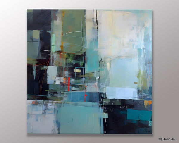 Original Modern Paintings, Contemporary Canvas Art, Modern Acrylic Artwork, Buy Art Paintings Online, Large Abstract Painting for Bedroom-LargePaintingArt.com