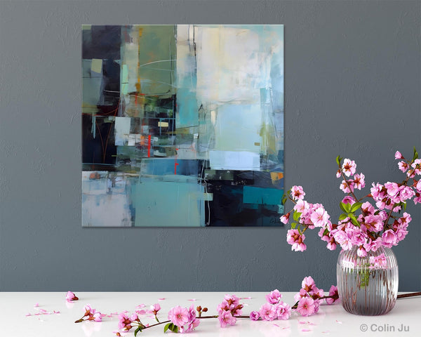 Original Modern Paintings, Contemporary Canvas Art, Modern Acrylic Artwork, Buy Art Paintings Online, Large Abstract Painting for Bedroom-LargePaintingArt.com