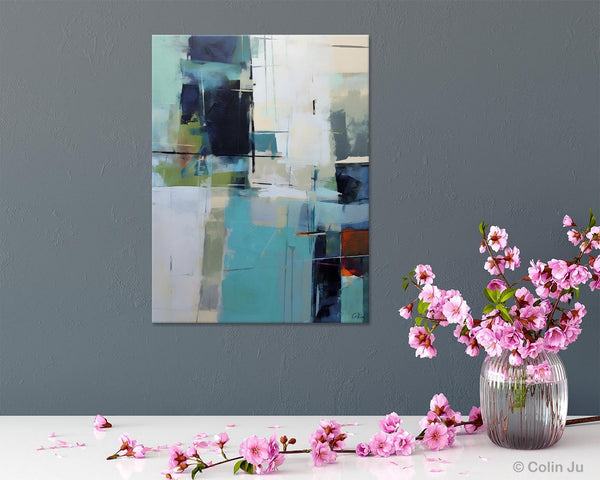 Large Contemporary Wall Art, Acrylic Painting on Canvas, Modern Paintings, Extra Large Paintings for Dining Room, Original Abstract Painting-LargePaintingArt.com