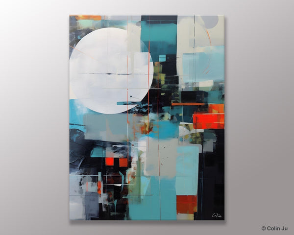 Large Contemporary Wall Art, Hand Painted Canvas Art, Modern Paintings, Extra Large Paintings for Living Room, Original Abstract Painting-LargePaintingArt.com