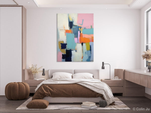 Contemporary Wall Art Paintings, Acrylic Painting on Canvas, Abstract Paintings for Bedroom, Extra Large Original Art, Buy Wall Art Online-LargePaintingArt.com