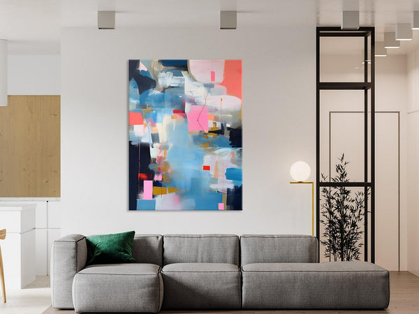 Modern Wall Paintings, Contemporary Painting on Canvas, Abstract Painting for Bedroom, Extra Large Original Acrylic Art, Buy Wall Art Online-LargePaintingArt.com