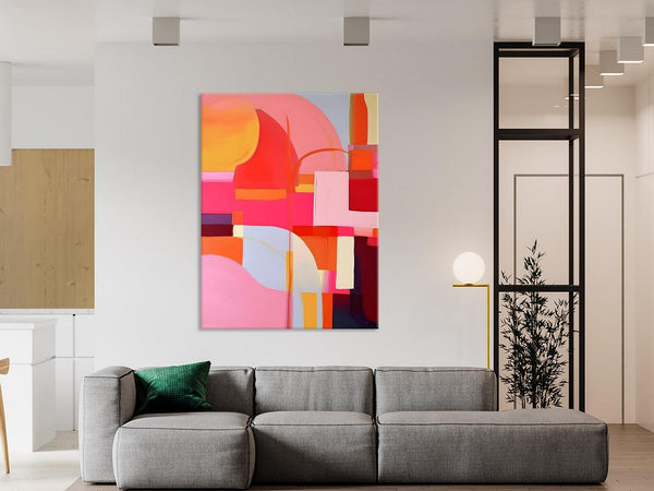 Contemporary Acrylic Painting on Canvas, Modern Wall Art Paintings, Canvas Paintings for Bedroom, Large Original Art, Buy Wall Art Online-LargePaintingArt.com