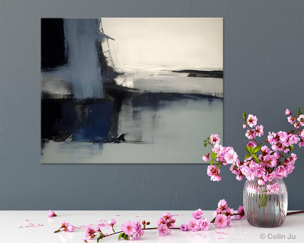 Abstract Painting for Bedroom, Large Original Abstract Art, Contemporary Acrylic Paintings, Abstract Painting on Canvas, Simple Wall Art-LargePaintingArt.com