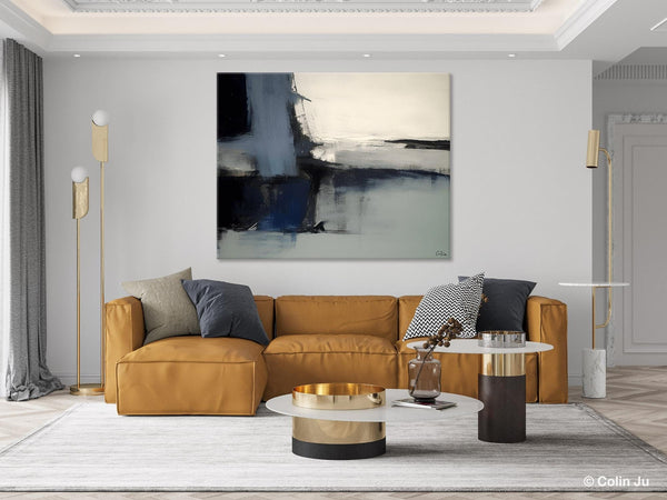 Abstract Painting for Bedroom, Large Original Abstract Art, Contemporary Acrylic Paintings, Abstract Painting on Canvas, Simple Wall Art-LargePaintingArt.com
