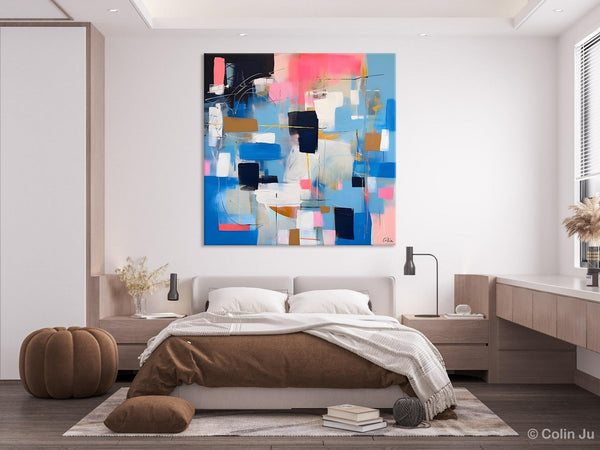 Modern Canvas Paintings, Contemporary Canvas Art, Original Modern Wall Art, Modern Acrylic Artwork, Large Abstract Painting for Dining Room-LargePaintingArt.com