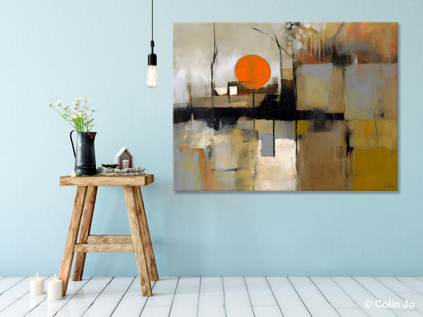Large Wall Art Ideas for Living Room, Hand Painted Canvas Art, Oversized Canvas Paintings, Original Abstract Art, Contemporary Acrylic Art-LargePaintingArt.com