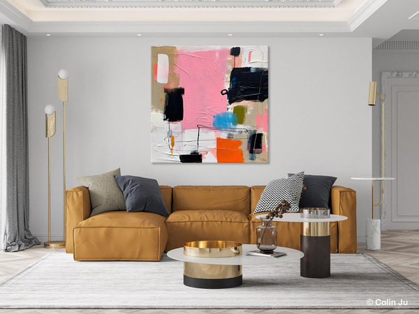 Modern Acrylic Artwork, Large Abstract Painting for Bedroom, Original Abstract Wall Art, Modern Canvas Paintings, Contemporary Canvas Art-LargePaintingArt.com