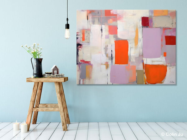 Large Wall Art Ideas for Bedroom, Hand Painted Canvas Art, Oversized Canvas Paintings, Original Abstract Art, Contemporary Acrylic Artwork-LargePaintingArt.com