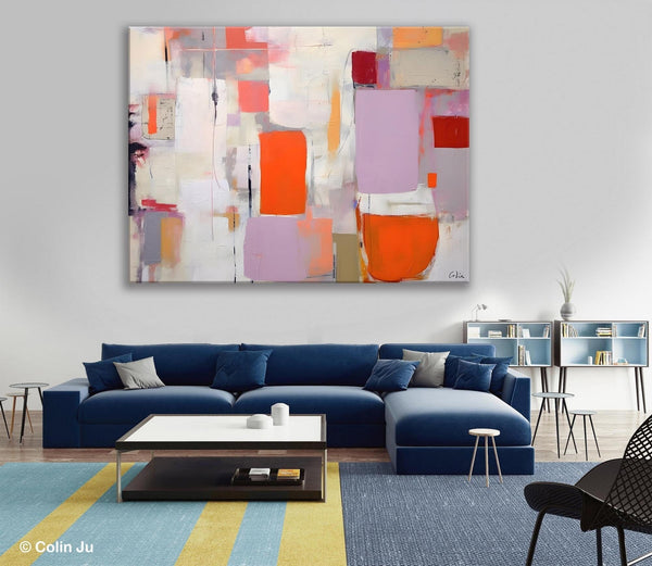 Large Wall Art Ideas for Bedroom, Hand Painted Canvas Art, Oversized Canvas Paintings, Original Abstract Art, Contemporary Acrylic Artwork-LargePaintingArt.com