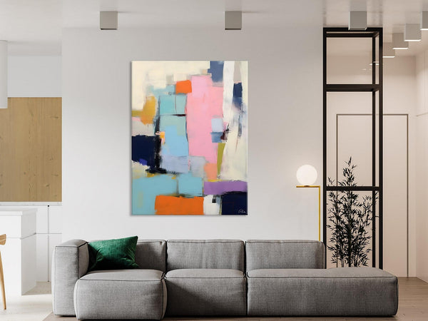 Original Canvas Art, Contemporary Acrylic Painting on Canvas, Large Wall Art Painting for Bedroom, Oversized Modern Abstract Wall Paintings-LargePaintingArt.com