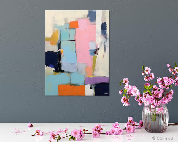 Original Canvas Art, Contemporary Acrylic Painting on Canvas, Large Wall Art Painting for Bedroom, Oversized Modern Abstract Wall Paintings-LargePaintingArt.com
