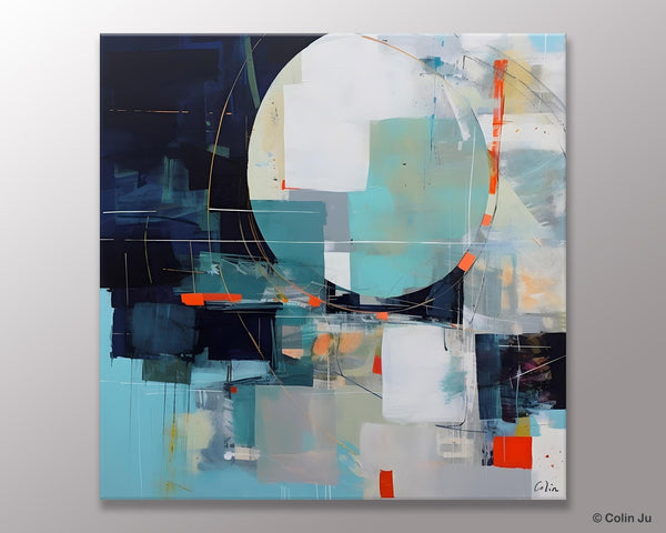 Large Abstract Painting for Bedroom, Modern Acrylic Artwork, Original Abstract Wall Art, Modern Canvas Paintings, Contemporary Canvas Art-LargePaintingArt.com