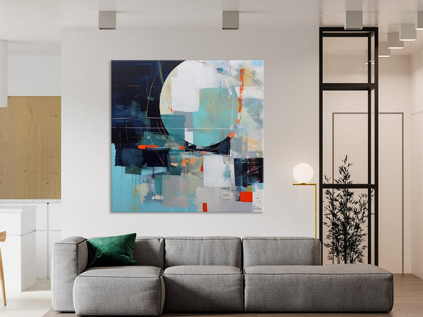 Large Abstract Painting for Bedroom, Modern Acrylic Artwork, Original Abstract Wall Art, Modern Canvas Paintings, Contemporary Canvas Art-LargePaintingArt.com