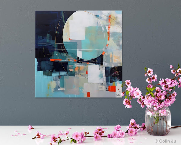 Large Abstract Painting for Bedroom, Modern Acrylic Artwork, Original Abstract Wall Art, Modern Canvas Paintings, Contemporary Canvas Art-LargePaintingArt.com