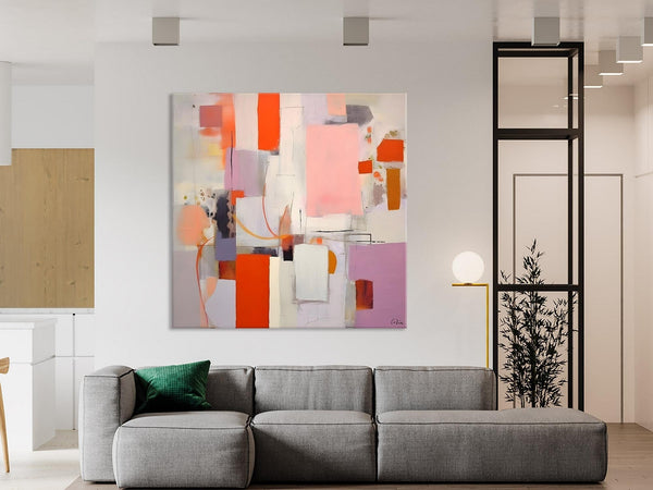 Original Abstract Wall Art, Modern Canvas Paintings, Large Abstract Painting for Bedroom, Modern Acrylic Artwork, Contemporary Canvas Art-LargePaintingArt.com