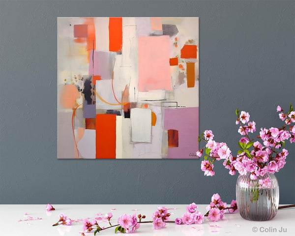 Original Abstract Wall Art, Modern Canvas Paintings, Large Abstract Painting for Bedroom, Modern Acrylic Artwork, Contemporary Canvas Art-LargePaintingArt.com