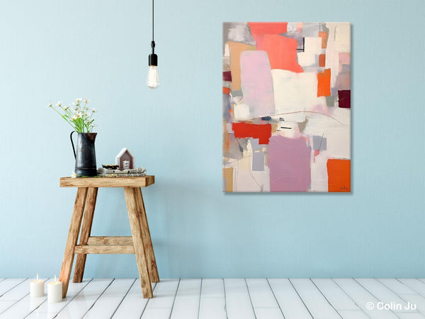 Contemporary Acrylic Painting on Canvas, Large Wall Art Painting for Bedroom, Original Canvas Art, Oversized Modern Abstract Wall Paintings-LargePaintingArt.com
