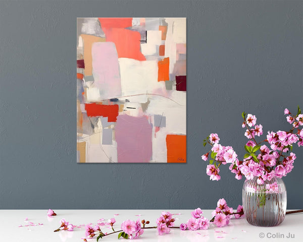 Contemporary Acrylic Painting on Canvas, Large Wall Art Painting for Bedroom, Original Canvas Art, Oversized Modern Abstract Wall Paintings-LargePaintingArt.com