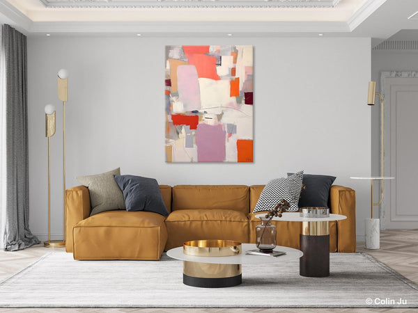Contemporary Acrylic Painting on Canvas, Large Wall Art Painting for Bedroom, Original Canvas Art, Oversized Modern Abstract Wall Paintings-LargePaintingArt.com