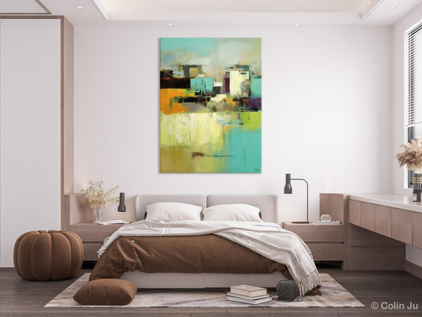 Contemporary Wall Art Paintings, Abstract Wall Paintings, Extra Large Paintings for Dining Room, Hand Painted Canvas Art, Original Artowrk-LargePaintingArt.com