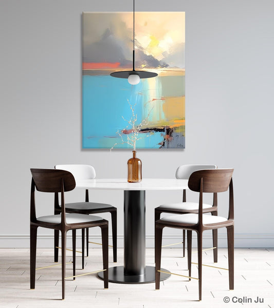 Contemporary Acrylic Painting on Canvas, Large Original Artwork, Large Landscape Paintings for Living Room, Modern Canvas Art Paintings-LargePaintingArt.com