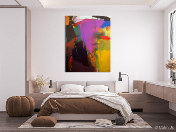 Large Original Abstract Wall Art, Contemporary Acrylic Paintings, Extra Large Abstract Painting for Dining Room, Abstract Painting on Canvas-LargePaintingArt.com