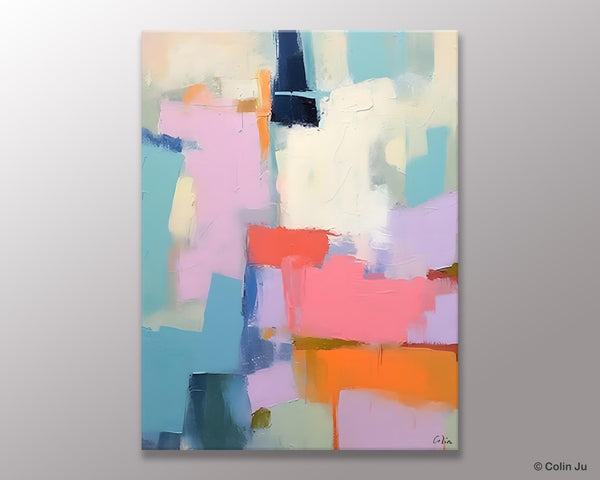 Contemporary Paintings on Canvas, Large Wall Art Painting for Dining Room, Original Abstract Wall Art, Oversized Abstract Wall Art Paintings-LargePaintingArt.com