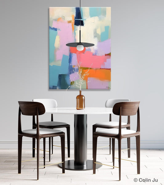 Contemporary Paintings on Canvas, Large Wall Art Painting for Dining Room, Original Abstract Wall Art, Oversized Abstract Wall Art Paintings-LargePaintingArt.com
