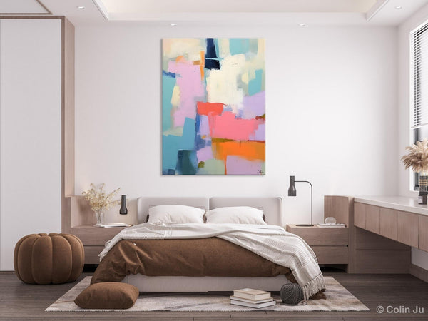 Contemporary Paintings on Canvas, Large Wall Art Painting for Dining Room, Original Abstract Wall Art, Oversized Abstract Wall Art Paintings-LargePaintingArt.com