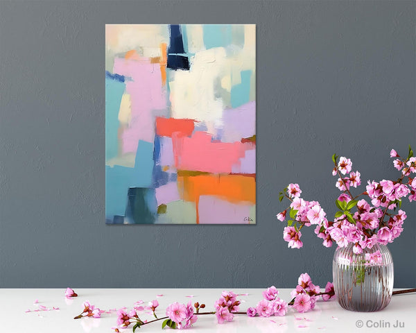 Contemporary Paintings on Canvas, Large Wall Art Painting for Dining Room, Original Abstract Wall Art, Oversized Abstract Wall Art Paintings-LargePaintingArt.com